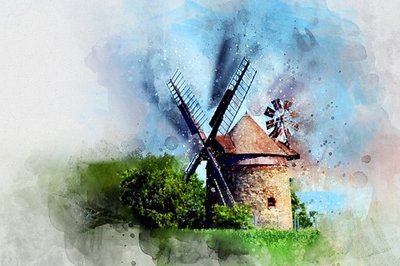 风磨 古法智慧与自然韵律的完美融合