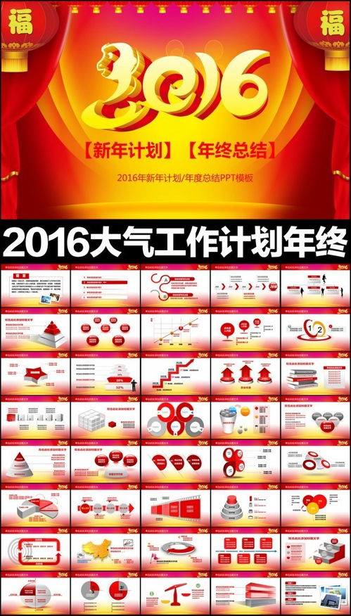 红动2016 喜庆年终总结与创意设计素材的价值再发现